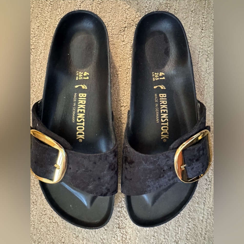 Madrid Big Buckle Birkenstock Slides